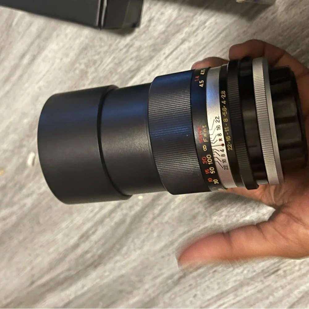 Black Camera Lens Kit with Carrying Case